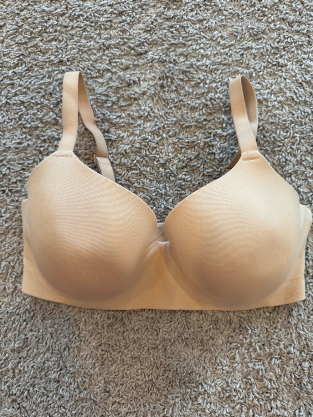 Wacoal Flawless Comfort T-shirt Bra, Underwire, Nude, Sz 34DDD, Style 853326
